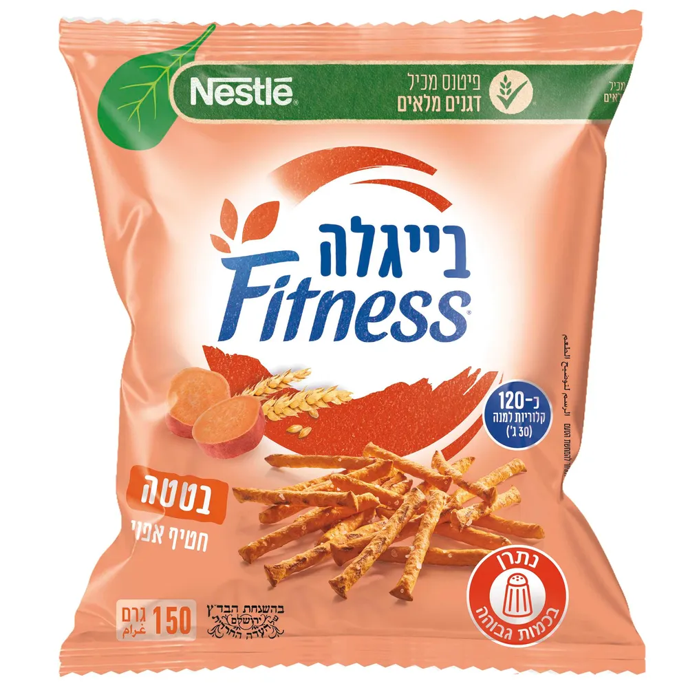 פיטנס בייגלה בטטה 12*150גרם