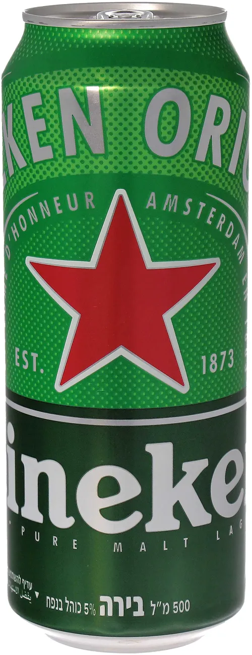 בירה הייניקן פח 500מל