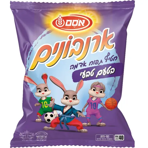 ארנבונים חטיף תפוא אסם 40 גרם