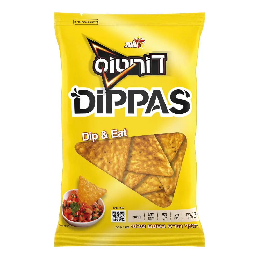 דוריטוס טבעי 185 גר 12 יח