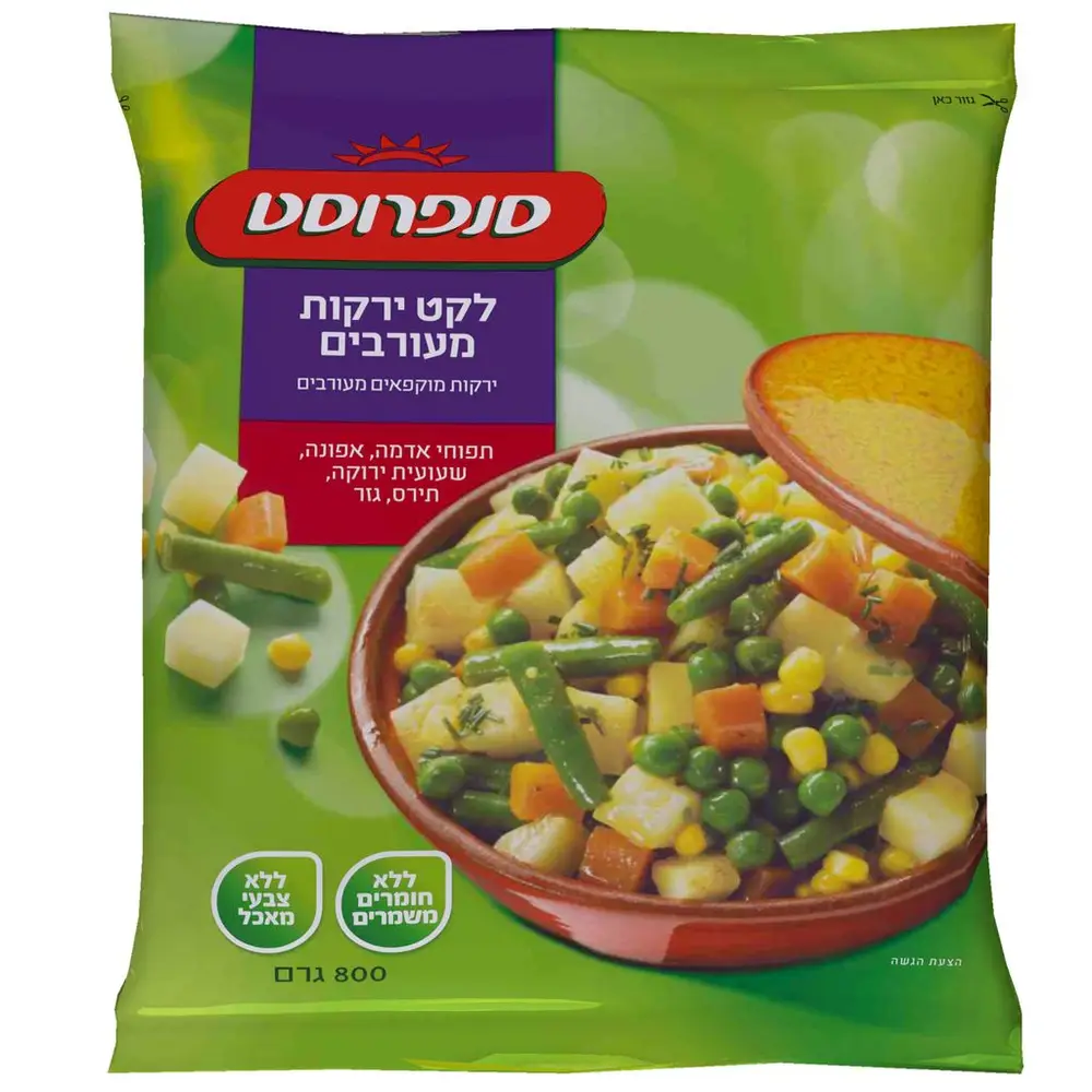 ירקות מוקפאים מעורבים